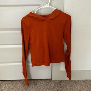 Burnt orange Athleta pullover size S